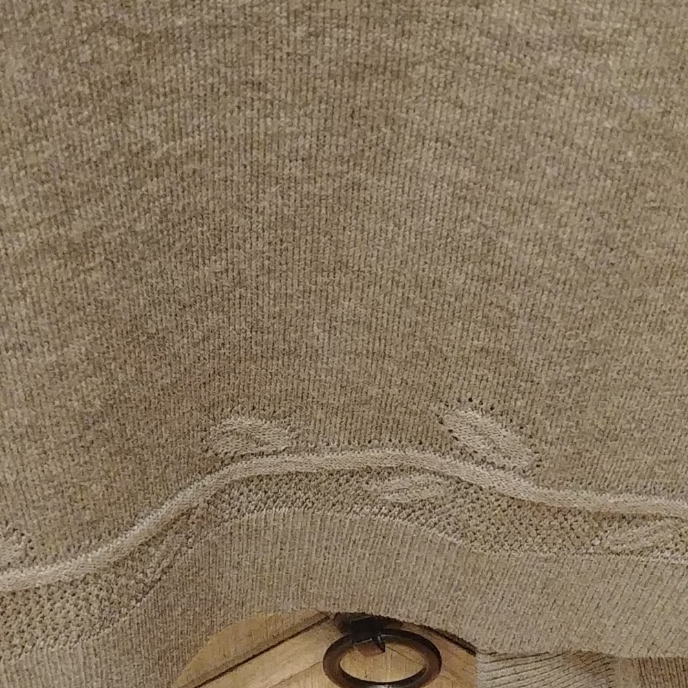 Esperanza gray quarter sleeve cover up sweater - Picture 6 of 7